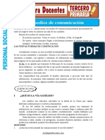 Los Medios de Comunicacion para Tercero de Primaria