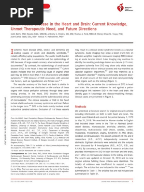 Small Vessel Disease in the Heart and Brain ~ Berry (2019) ##
