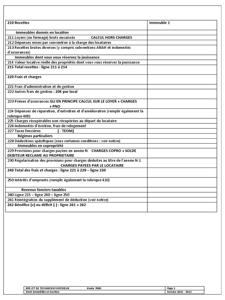 DECLARATION 2044 FORMAT Vierge | PDF