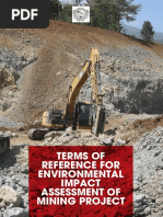 Terms of Reference For Environmental Impact Assessment of Mining Project