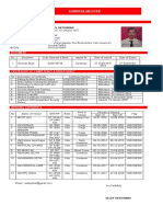 Curriculum Vitae: Personal Data