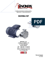 Bomba RF: Instrucciones de Instalación, Servicio Y Mantenimiento