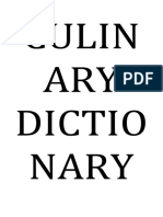 Culin ARY Dictio Nary