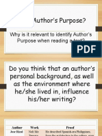 Review: What Is Author's Purpose?