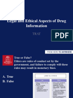 Legal and Ethical Aspects of Drug Information Trat