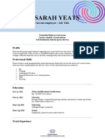 (CA) Nnection CV Template - 2023