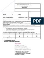 Prueba de Lenguaje 2° Básicos 2023