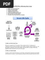 Steps To Implement Scrum