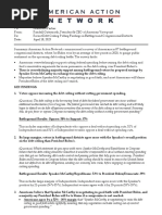 AAN Debt Ceiling Survey Memo