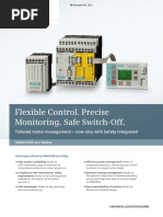 Flexible Control. Precise Monitoring. Safe Switch-Off.: Tailored Motor Management - Now Also With Safety Integrated