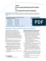 Gabay NG Pasyente: Paghahanda para Sa Iyong Operasyon/Procedure A Patient's Guide: Preparing For Your Surgery/Procedure (Tagalog)