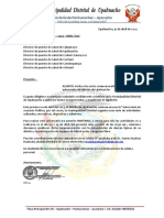 Municipalidad de Upahuacho invita a actos por 62° aniversario