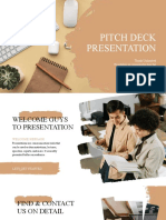 BOOST Brown Minimalist Pitch Deck Presentation