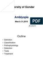 University of Gondar Amblyopia Guide
