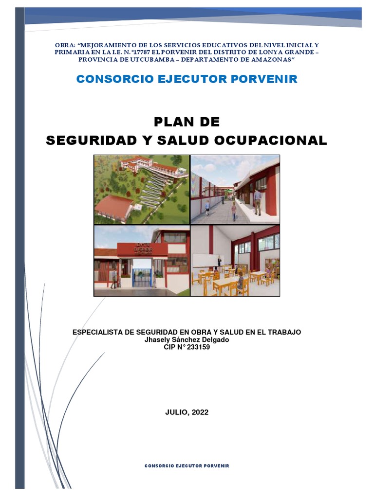 Plan de Seguridad en Obra Educativa | PDF | Seguridad y salud ...
