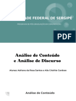 Análise de Discurso e Conteúdo: Métodos para pesquisas qualitativas