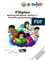 Filipino: Ikatlong Markahan-Modyul 1: Parabula NG Kanlurang Asya