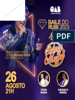 Baile do Rubi 2023 atrações e menu em Cornélio Procópio