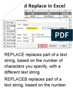REPLACE Replaces Part of A Text String