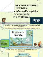 COMPRENSION LECTORA 2º y 3º, Práctica Guiada