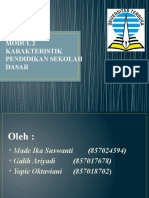 Modul 2 Karakteristik Pendidikan Sekolah Dasar