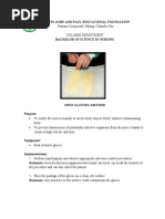 Gowning and Gloving Techniques Guide | PDF | Hand | Glove
