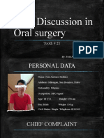 Case Discussion in Oral Surgery