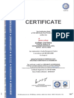 Quality Certificated ISO Certificate 