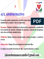 Aux Administrativo