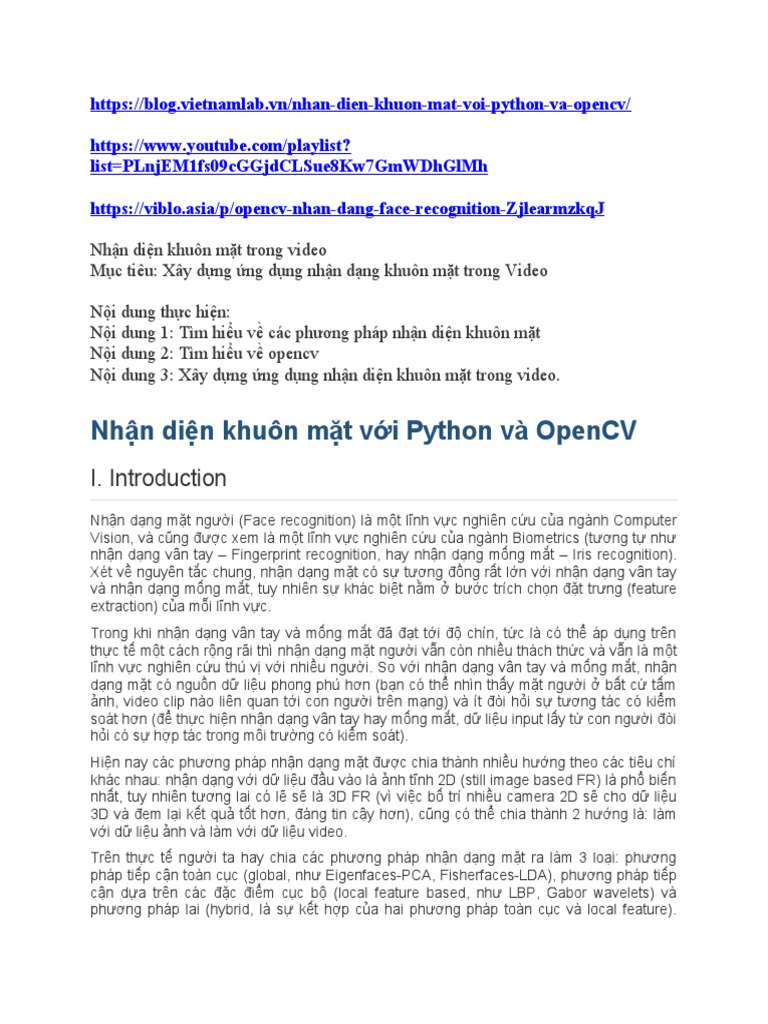 Nhan dien khuon mat voi python va opencv pdf