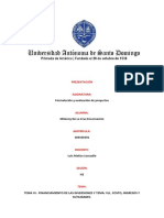 Financiamiento, costos y estados financieros proyectados en la formulación y evaluación de proyectos