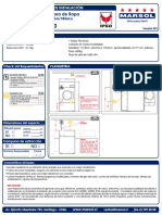 DR120 GasTrifásico - Vers. 01 - Ficha - SECADORA DE ROPA