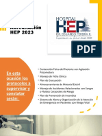Acreditación HEP 2023: - Protocolos