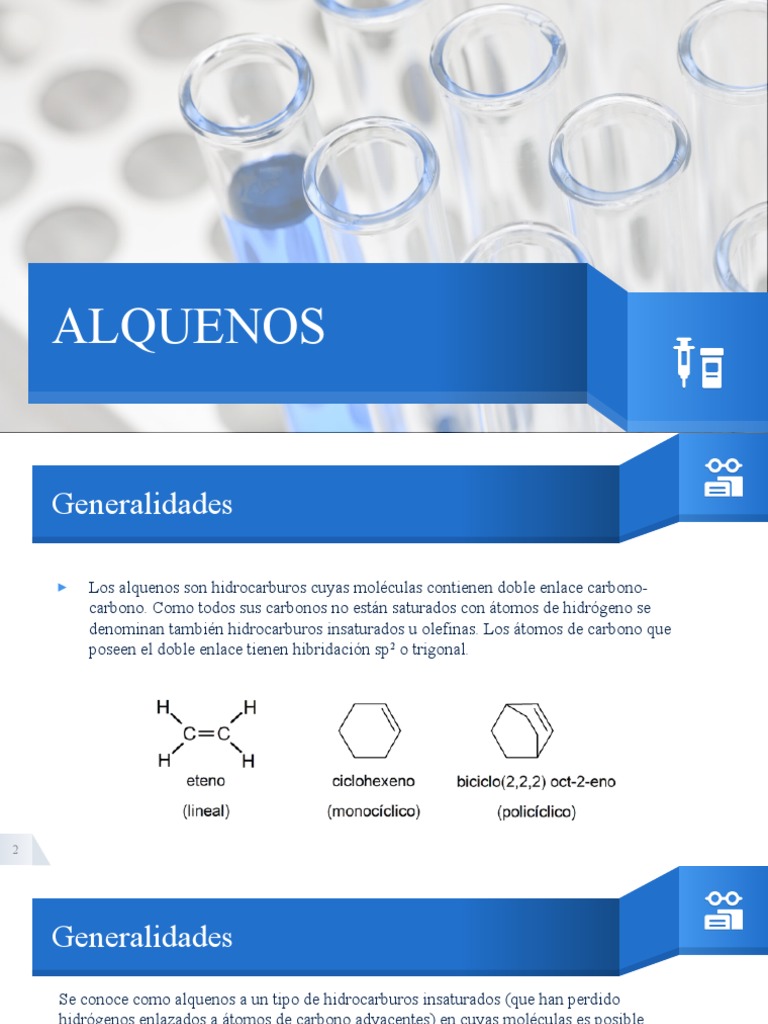 Propiedades y Usos de Alquenos | PDF | Hidrocarburos | Alqueno