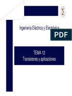 Tema 12 Tranistores y Aplicaciones