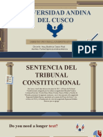 Universidad Andina Del Cusco: Derecho Procesal Administrativo