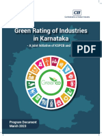 KSPCB CII-Green Rating Program Document - 24 March 2023