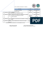 Formato Planificación Semanal 2 Semana