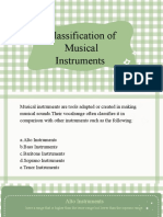 Classification of Musical instruments-FLORES