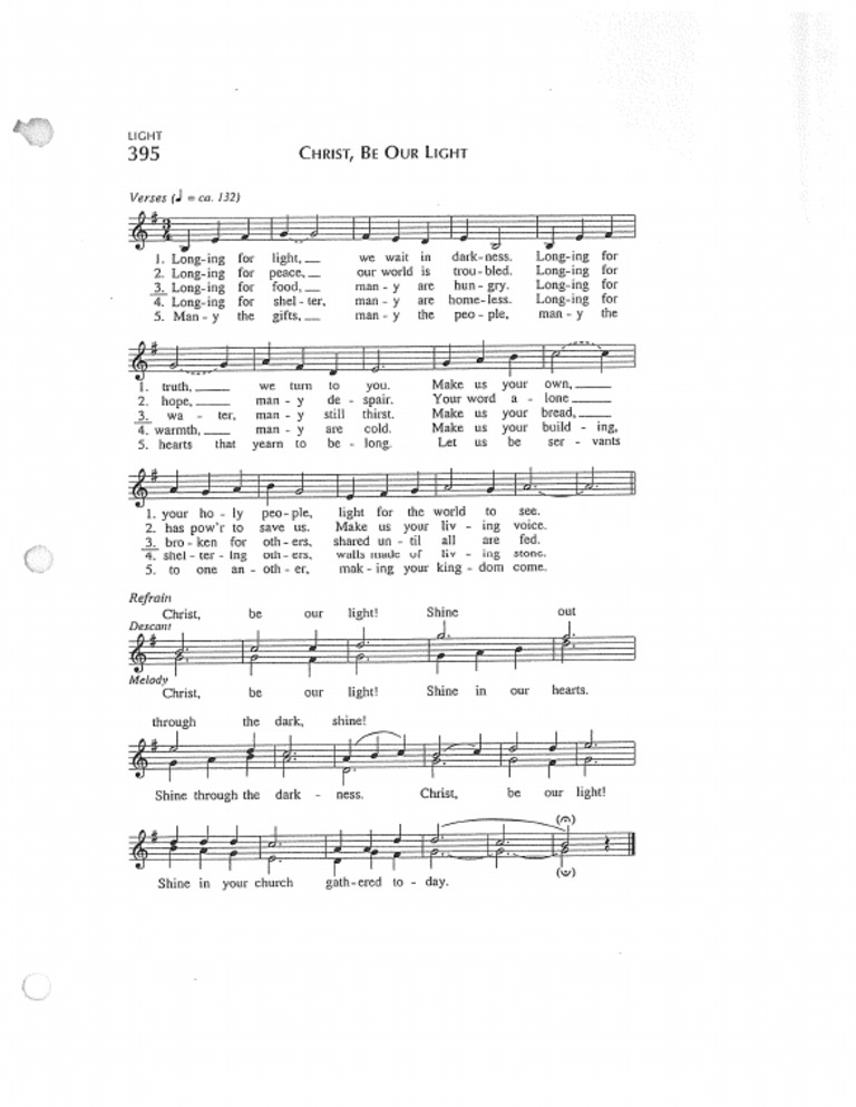 Christ be our light pdf