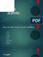 Forms of Poetry