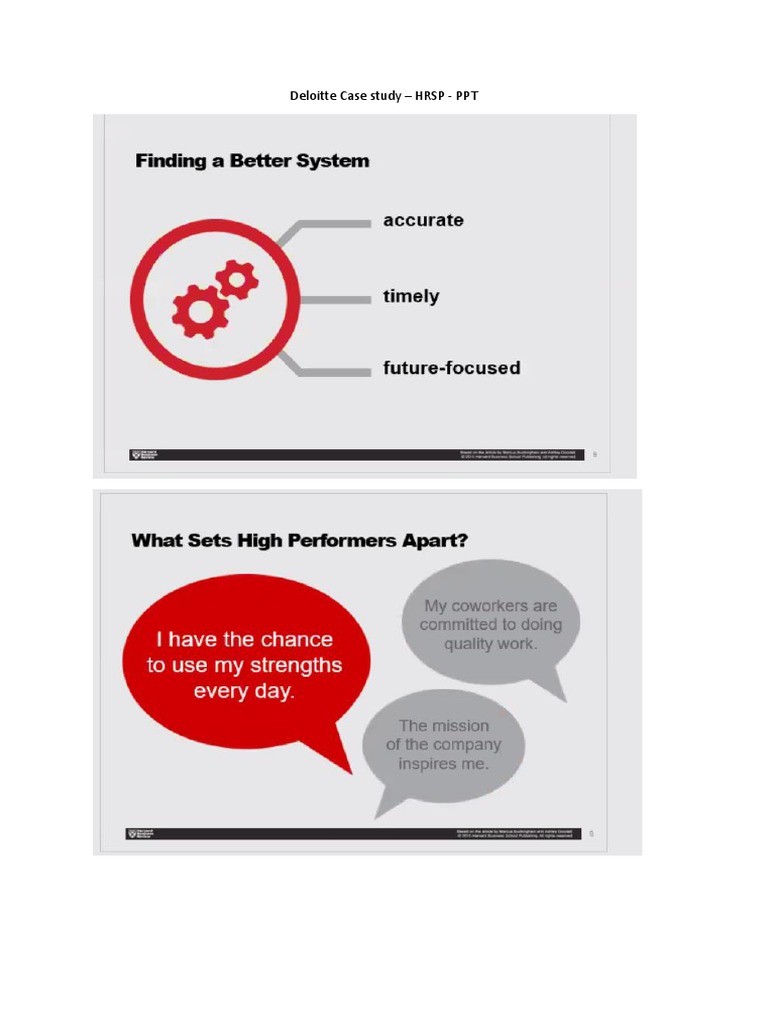 Deloitte Case Study PDF