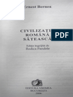 Ernest Bernea, Civilizatia Romana Sateasca