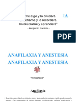 Anafilaxia en Anestesia