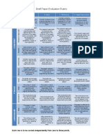 Draft Paper Evaluation Rubric