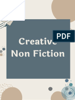 Creative Non Fiction