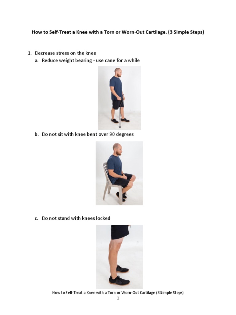 Knee Pain Self-Treatment Guide | PDF