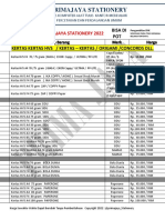 List Harga Atk 2022 Kantor Sekolah