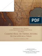 Memorias Del Primer Conversatorio Internacional en Línea Camino de Tierra Afuera. de Zacatecas A Texas