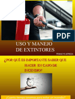 Uso y Manejo de Extintores